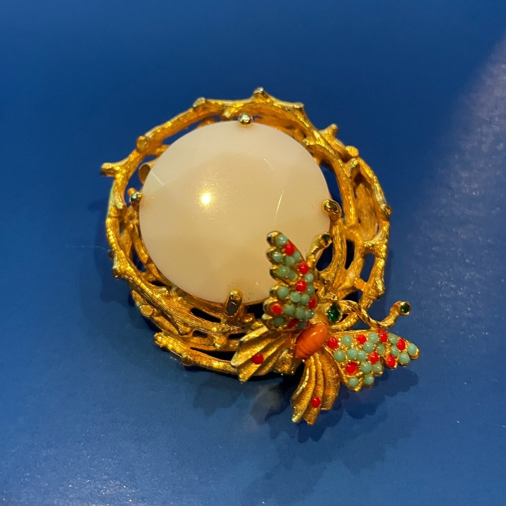 Pauline Rader vintage brooch — rare & very cool!